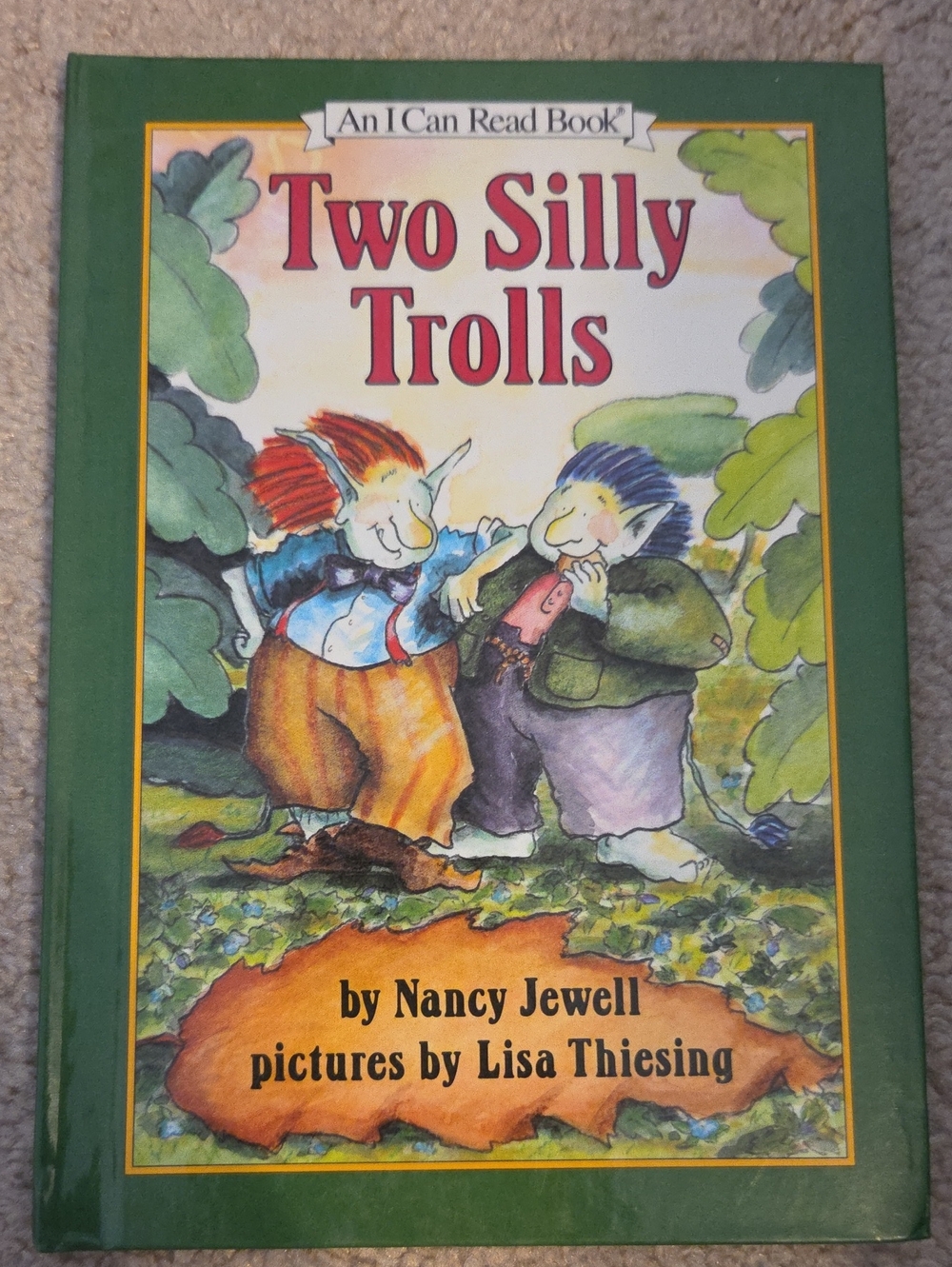 Two Silly Trolls — Green Hardcover Children’s Book